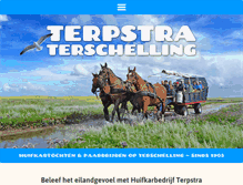 Tablet Screenshot of huifkarbedrijf-terpstra.nl